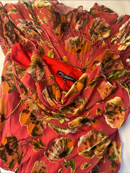 Betsey Johnson Dresses & Skirts - Vintage y2k Betsey Johnson Velvet Burnout Fairy Dress 10